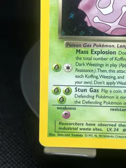 Pokemon TCG Dark Weezing 14/82 Team Rocket Holo Rare LP+ - Image 5
