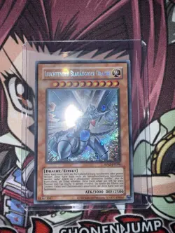 Yu-Gi-Oh! Shining Blue-Eyes Dragon RP02-EN096 NM Secret Rare German - Image 1