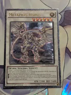 YUGIOH METAPHYS HORUS ULTIMATE RARE 1ST EDITION NEAR MINT SECE-EN049 - Image 1