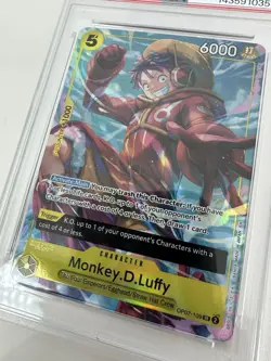 2025 ONE PIECE MONKEY D. LUFFY PSA 10 PROMOS ILLUSTRATION BOX VOL.3 #109 - Image 3