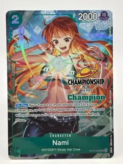 Nami OP10-033 EN ONE PIECE TCG 25-26 CS Champion-NM - Image 1