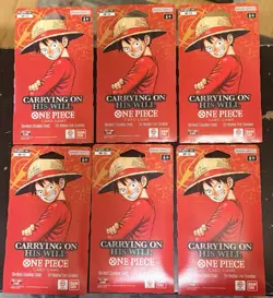 One Piece Carrying On His Will Sleeved Booster Pack(6) Illustration Box Vol5.(1) - Image 1