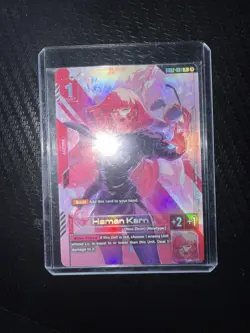 Haman Karn - Gundam Newtype Challenge 3 Promo Card - Pilot - Image 1