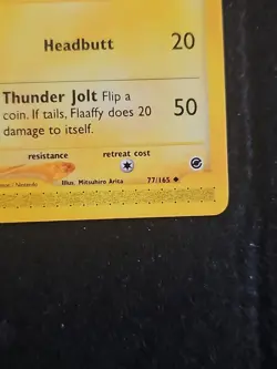 Pokemon TCG Flaaffy Expedition Card 77/165 Regular Uncommon LP E-Reader Vintage - Image 4