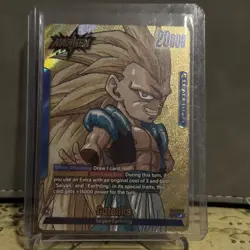Gotenks SB02-017 Gold Leader Manga Booster 02 Dragon Ball Card English - Image 1