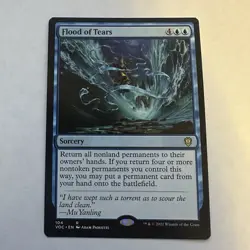 Flood of Tears Commander: Innistrad: Crimson Vow Regular NM MTG Magic - Image 1