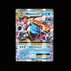 Pokemon TCG Mega M Blastoise EX 22/108 Evolutions Holo Ultra Rare Card - Image 1
