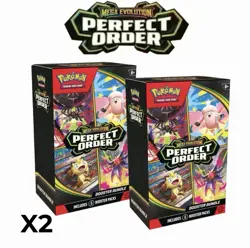 Pokemon Perfect Order Booster Bundle Lot Of 2 PRE-ORDER - Image 1
