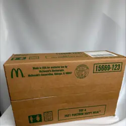 POKEMON MCDONALD'S SEALED CASE (2021) 150 BOOSTER PACKS 25TH ANNIVERSARY TOY 4 - Image 5