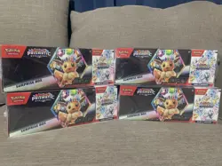 Sam’s Club Pokemon Prismatic Evolutions Surprise Box & Booster Bundle Lot of 4 - Image 1