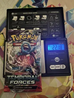 Heavy! 22.18g Pokemon Sealed Temporal Forces Booster Pack - Image 1