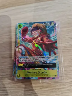 Monkey D Luffy OP07-109 Illustration Box 3 Promo One Piece Card Sealed - Image 1