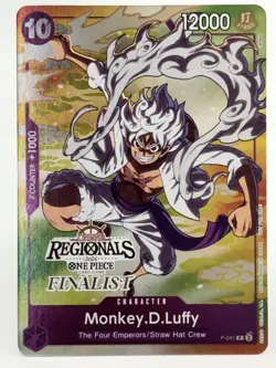 Monkey D. Luffy Gear 5 P-041 EN ONE PIECE TCG 2024 ONLINE REGIONALS Finalist-NM - Image 1