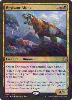 Foil Regisaur Alpha - Ixalan | MTG Card - Image 1