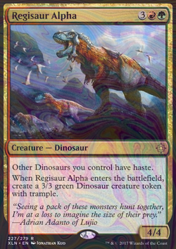 Foil Regisaur Alpha - Ixalan | MTG Card - Image 3