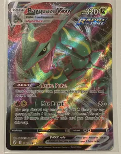 Rayquaza Full Art VMAX Evolving Skies Pokemon Card 111/203 - Image 1