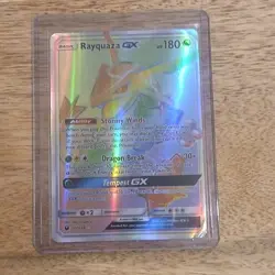 Pokemon Rayquaza GX Full Art Holo Celestial Storm Rare Card 177/168 180 HP - Image 1
