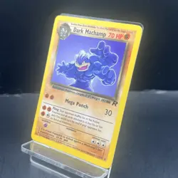 Team Rocket Dark Machamp 27/82 Non Holo Rare Pokemon Card WOTC LP-NM - Image 2