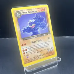 Team Rocket Dark Machamp 27/82 Non Holo Rare Pokemon Card WOTC LP-NM - Image 3