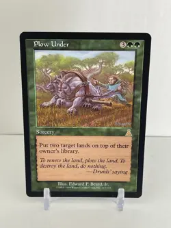 Plow Under | Urza's Destiny 1999 MTG Magic Cards - Image 1