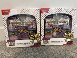 Pokemon TCG Sealed Scarlet & Violet 151 Alakazam EX Collection (x2) - Image 1