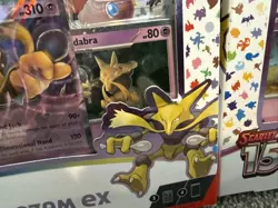 Pokemon TCG Sealed Scarlet & Violet 151 Alakazam EX Collection (x2) - Image 2