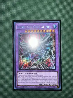 🔥 YuGiOh! Egyptian God Slime RA01-EN029 SECRET RARE NEAR MINT 1ST EDITION - Image 1