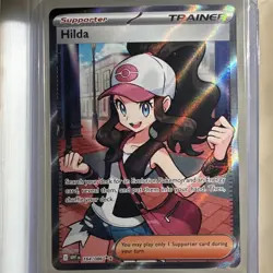 Pokemon Hilda 164/086 SV: White Flare Ultra Rare Full Art Holo Trainer Card - Image 1