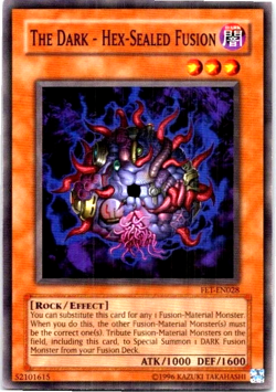 The DARK - HEX-SEALED FUSION - FET-EN028 COMMON YuGiOh TCG Card - Image 1