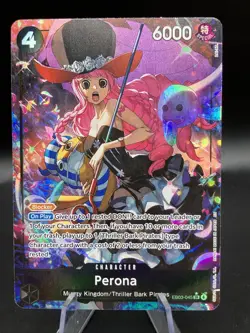 Perona Sr Alt Art EB03-045 English One Piece Card Game - Image 1