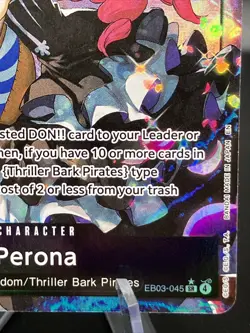 Perona Sr Alt Art EB03-045 English One Piece Card Game - Image 4