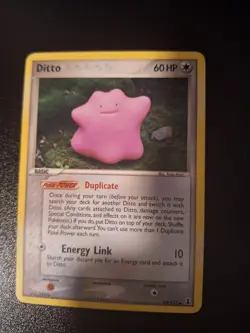 Pokemon Ditto 35/113 EX Delta Species Regular Rare Basic 60HP Card 2005 - Image 1