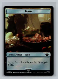 FOIL There and Back Again Smaug Token Magic the Gathering Lord of the Rings MTG - Image 5