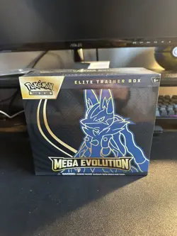 Pokemon TCG Mega Evolution Lucario elite trainer box ETB Brand New and Sealed - Image 1