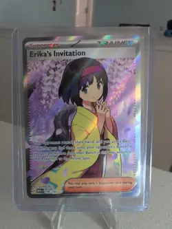 Erika's Invitation - Pokemon Scarlet & Violet 151 - #196/165 Full Art - Image 1