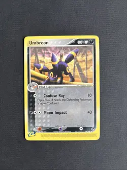 Pokemon TCG Umbreon EX Sandstorm 24/100 Regular Rare Non Holo 2003 Nintendo - LP - Image 1
