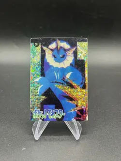 Vaporeon Holo Pokemon Vintage Pocket Monster Vending Prism Sticker 281 - Image 1