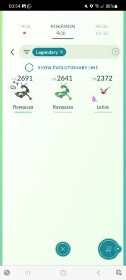 Pokemon Go (Stage 43) Shiny Legendary Rayquaza ( 6 Shinys ) - Image 3