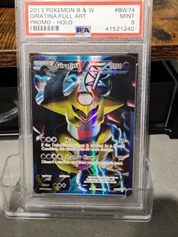2013 POKEMON BW BLACK STAR PROMO GIRATINA #BW74 FULL ART PSA 9 MINT - Image 1