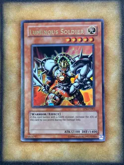 Yugioh Luminous Soldier TP5-EN001 Ultra Rare NM (#1) - Image 1