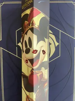Disney Lorcana Iconic Mickey Minnie Premium Foil Playmat Exclusive Rare - Image 1