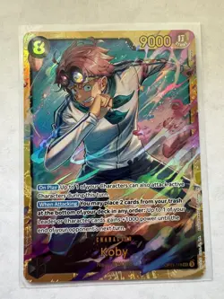 Koby OP11-119 SEC A Fist of Divine Speed - ONE PIECE Card Game English - Image 1
