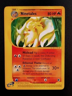 Ninetales x2 2002 Pokemon Card e-series Joblot Expedition Base Set Aquapolis - Image 1