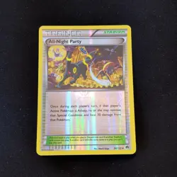 Pokemon All-Night Party Trainer Stadium Reverse Holo Breakpoint 96/122 Card - Image 1