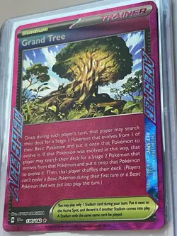 136/142 Grand Tree : ACE SPEC Rare Holo Card : Stellar Crown : Pokemon TCG - Image 3
