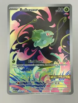 Bulbasaur - (Mega Evolution Stamped) 133/132 Miscellaneous Cards & Products Holo - Image 1
