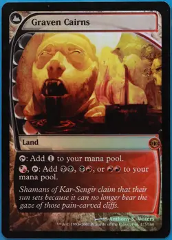 Graven Cairns FOIL Future Sight PLD Land Rare MAGIC CARD (ID# 509481) ABUGames - Image 1