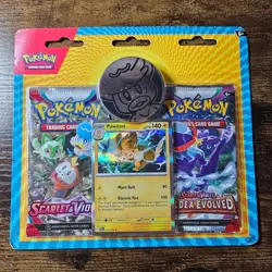 Pokemon TCG: Scarlet & Violet Paldea Evolved Blister Pack Pawmot 2 Pack Blister - Image 1