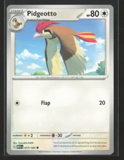 Pidgeotto #017/165 SV: Scarlet & Violet 151 Common Pokemon TCG NM/M - Image 1