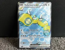 Dudunsparce EX 178/159 Holo Journey Together Full Art Ultra Rare Pokemon TCG NM - Image 1